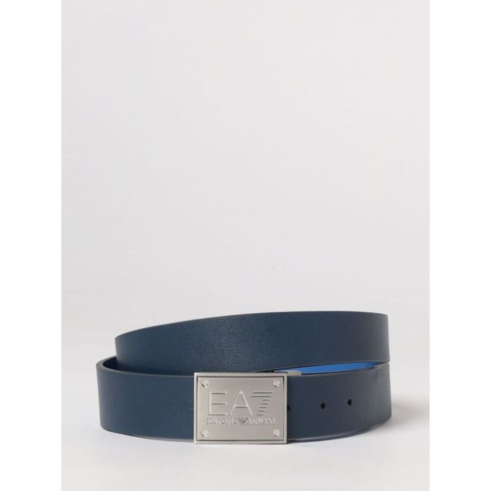 Ea7 Men Ea7 Reversible Leather Belt